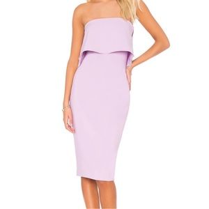 Likely strapless midi dress